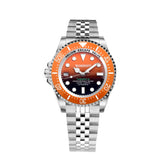 Bobroff Silver Stainless Steel Dress Watch